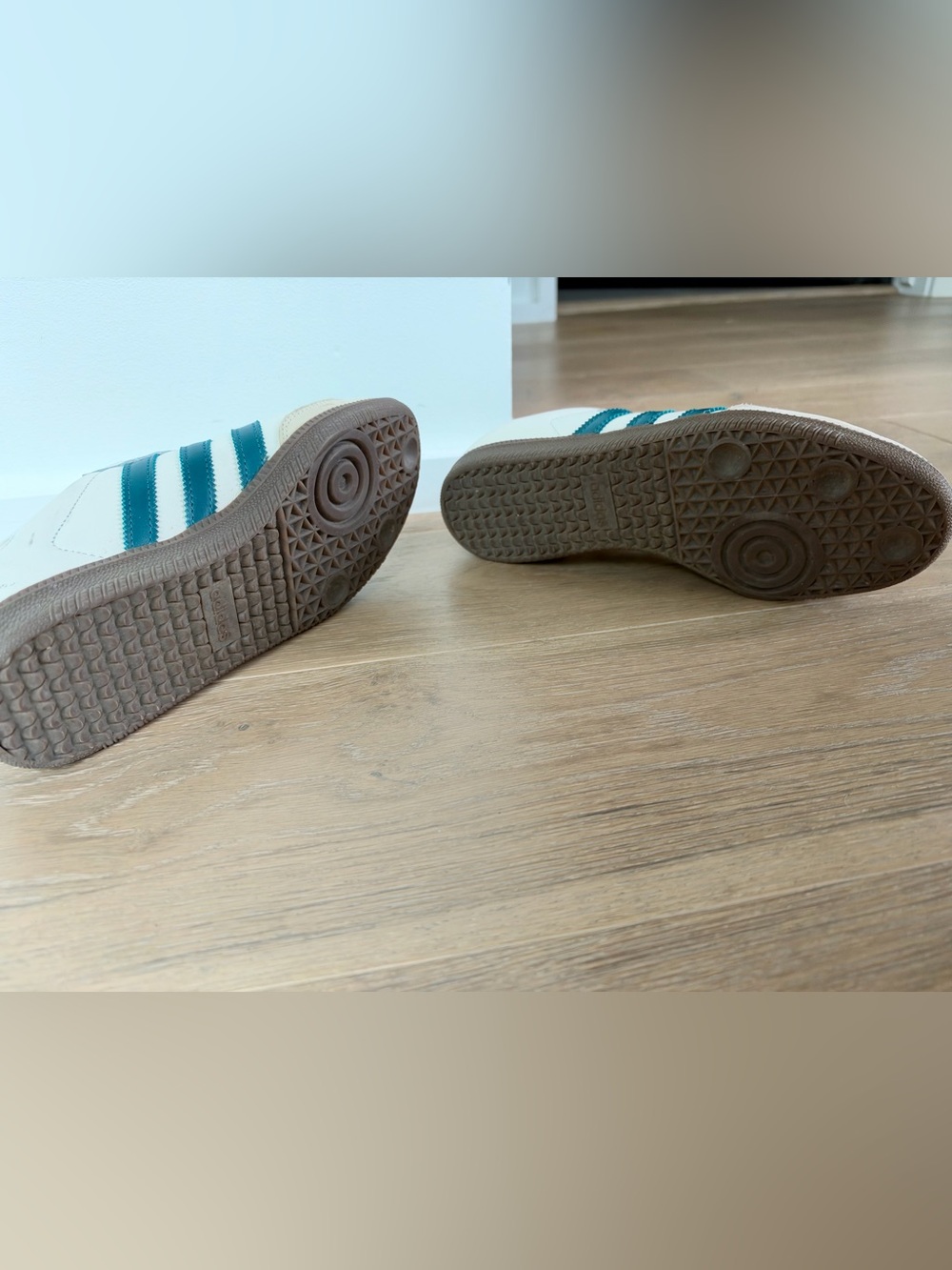 Adidas Samba OG Legacy Teal Cloud White Gum Sneakers Women’s 8 - Picture 8 of 9